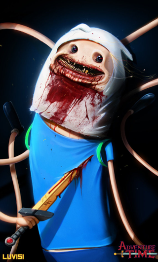Illustration for article titled Your Favorite Cartoons and Puppets, Redrawn as Horrifying Nightmares